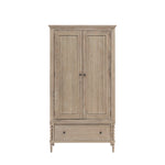 Artisan 2 Door 1 Drawer Wardrobe - 2 Door 1 Drawer Wardrobe Natural Sterling Home 1