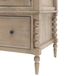 Artisan 2 Door 1 Drawer Wardrobe - 2 Door 1 Drawer Wardrobe Natural Sterling Home 10