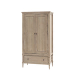 Artisan 2 Door 1 Drawer Wardrobe - 2 Door 1 Drawer Wardrobe Natural Sterling Home 6