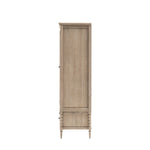 Artisan 2 Door 1 Drawer Wardrobe - 2 Door 1 Drawer Wardrobe Natural Sterling Home 7