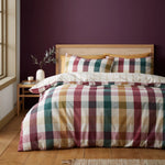 Autumn Check Duvet Set - DISC Autumn Check Duvet Set King Sterling Home 1