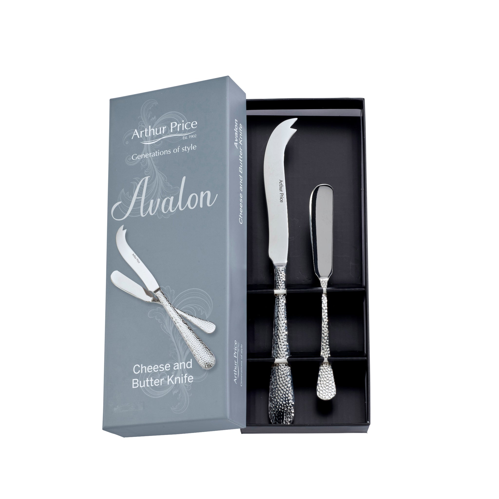 Avalon Cheese & Butter Knife Set - Avalon Cheese & Butter Knife Set Sterling Home 1