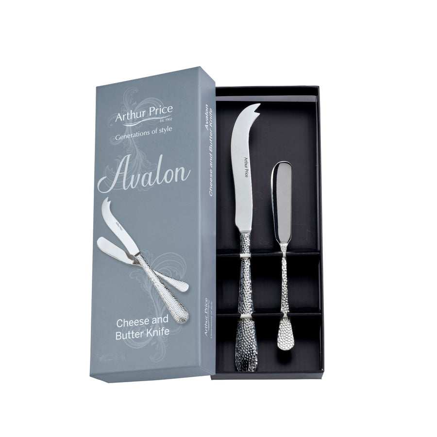 Avalon Cheese & Butter Knife Set - Avalon Cheese & Butter Knife Set Sterling Home 1