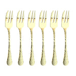 Champagne Avalon Set 6 Pastry Forks - Champagne Avalon Set 6 Pastry Forks Sterling Home 1