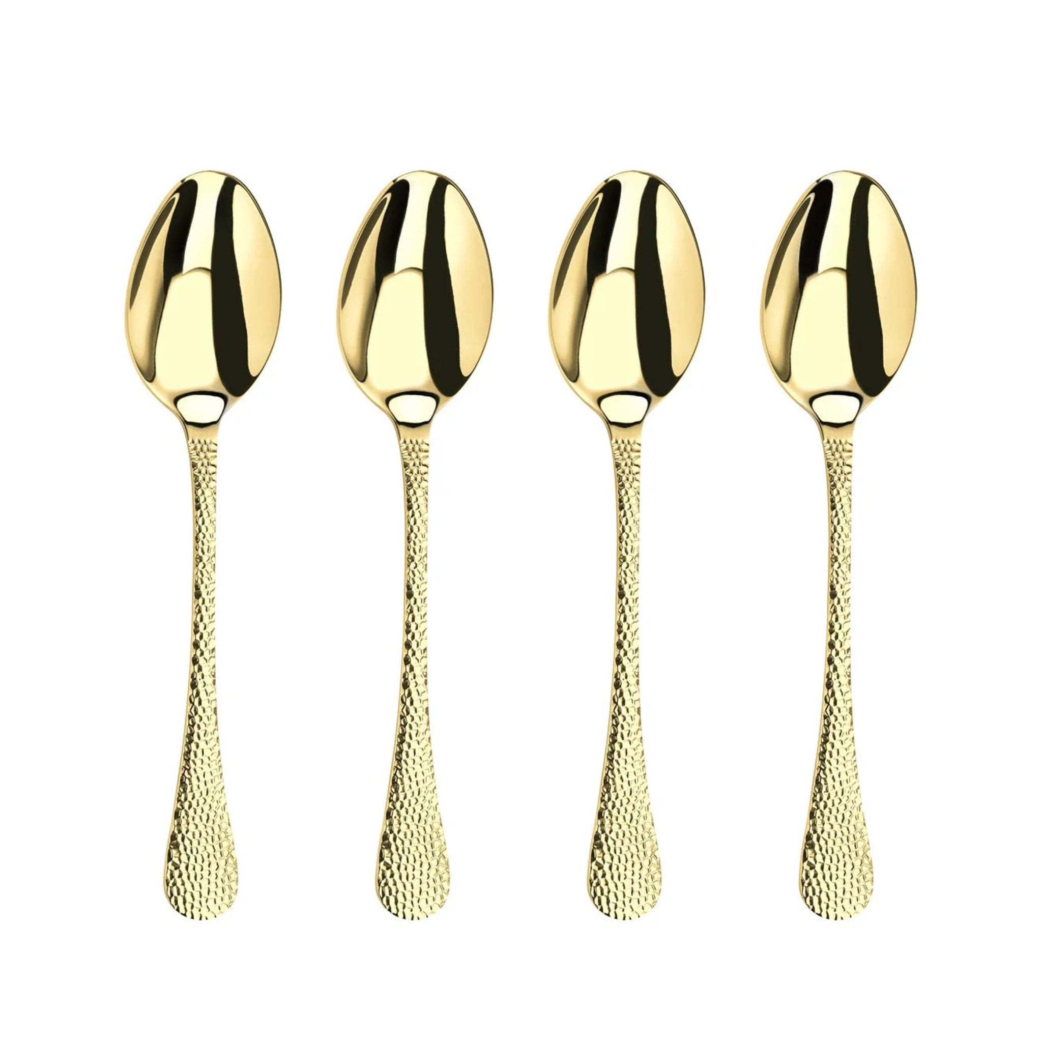 Champagne Avalon Set 4 Serving Spoons - Champagne Avalon Set 4 Serving Spoons Sterling Home 1