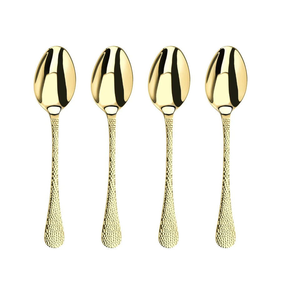 Champagne Avalon Set 4 Serving Spoons - Champagne Avalon Set 4 Serving Spoons Sterling Home 1