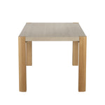 Axis 140cm Dining Table - 140cm Dining Table Travertine Effect / Oak Sterling Home 3