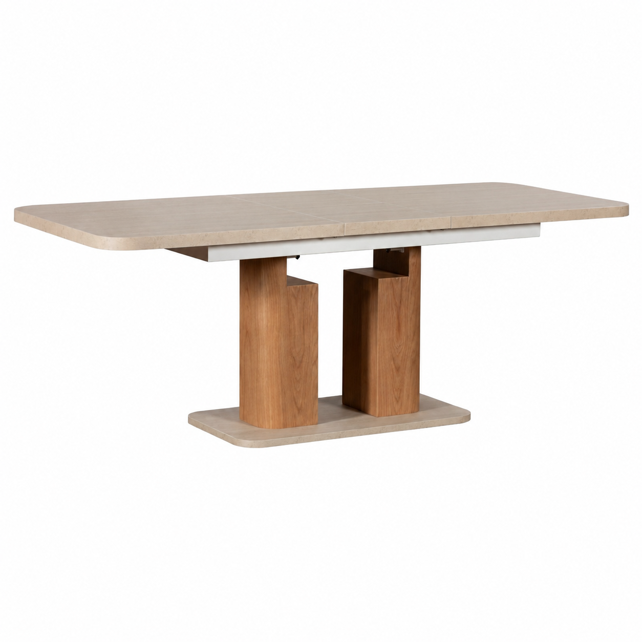 Axis Extending Dining Table & 4 Samson Chairs Set Dining Sets Sterling Home 4