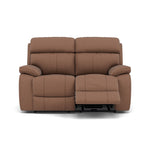 Galaxy 2 Seater Recliner Sofa - 2 Seater Sofa 2 Manual Recliners Fabric - Manual Recliner Sterling Home 6 BFA-BLJ-04 TOBACCO
