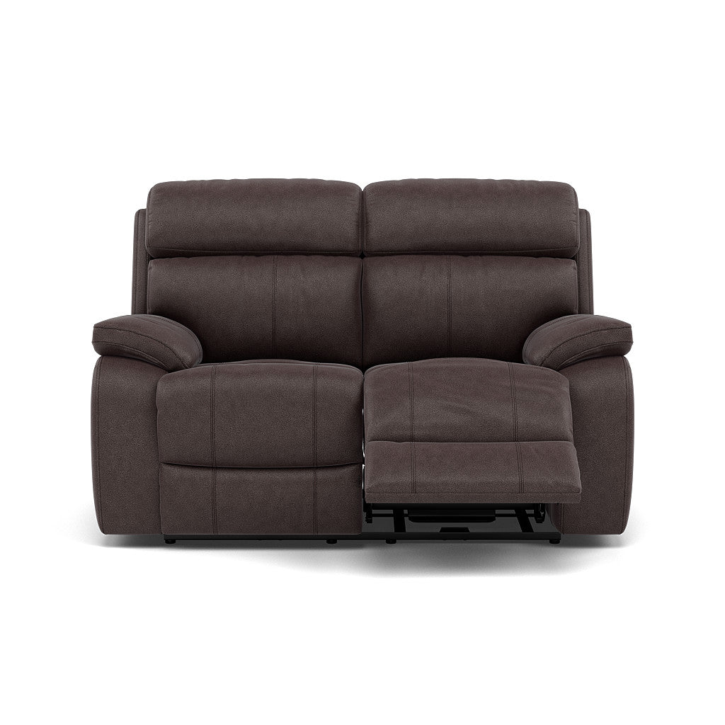 Galaxy 2 Seater Recliner Sofa - 2 Seater Sofa 2 Manual Recliners Fabric - Manual Recliner Sterling Home 4 BFA-BLJ-088 CHARCOAL GREY