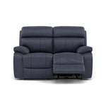 Galaxy 2 Seater Recliner Sofa - 2 Seater Sofa 2 Manual Recliners Fabric - Manual Recliner Sterling Home 8 BFA-BLJ-08 PACIFIC BLUE