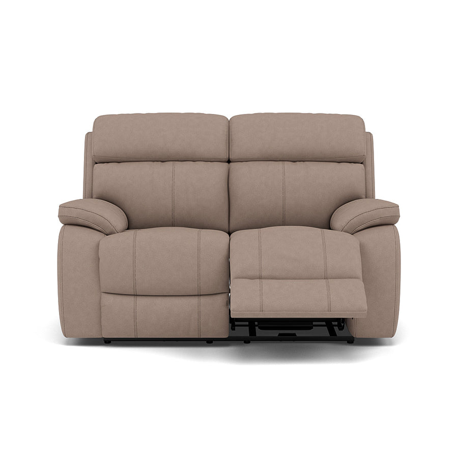 Galaxy 2 Seater Recliner Sofa - 2 Seater Sofa 2 Manual Recliners Fabric - Manual Recliner Sterling Home 4 BFA-BLJ-946 SILVER GREY