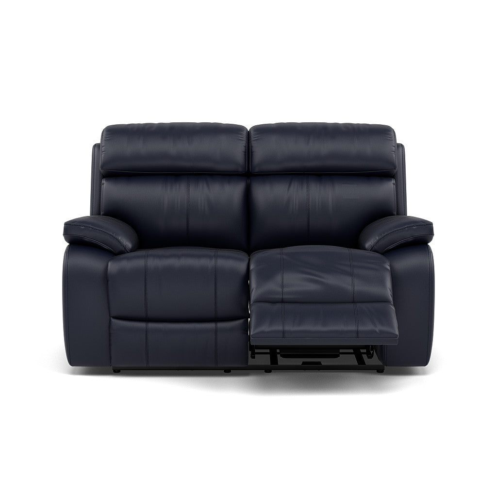 Galaxy 2 Seater Recliner Sofa - 2 Seater 2 Power Recliners Cat 20S - Power Recliner with USB Sofas Sterling Home 14 BXS-036C NAVY
