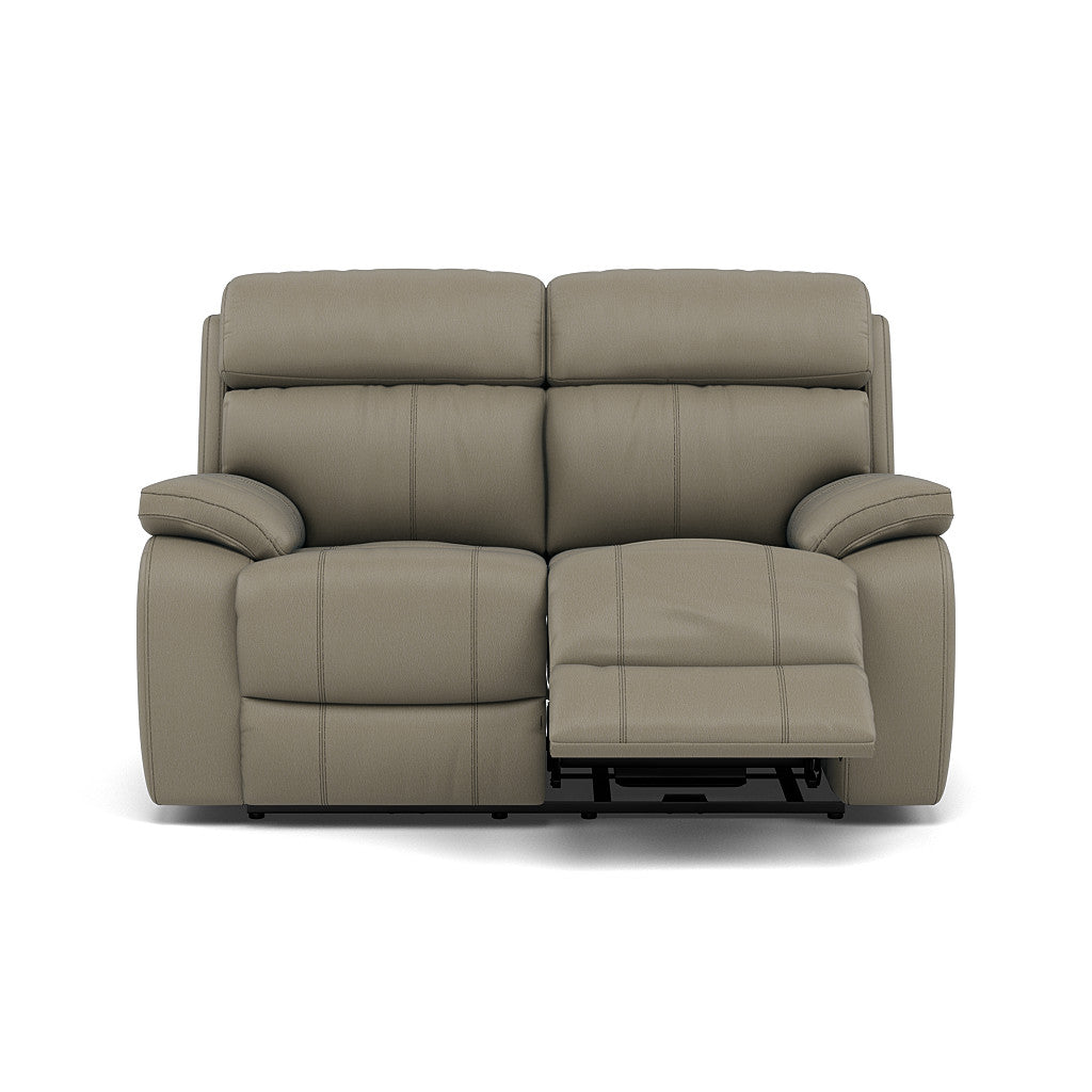 Galaxy 2 Seater Recliner Sofa - 2 Seater 2 Power Recliners Cat 20S - Power Recliner with USB Sofas Sterling Home 17 BXS-039C PEBBLE