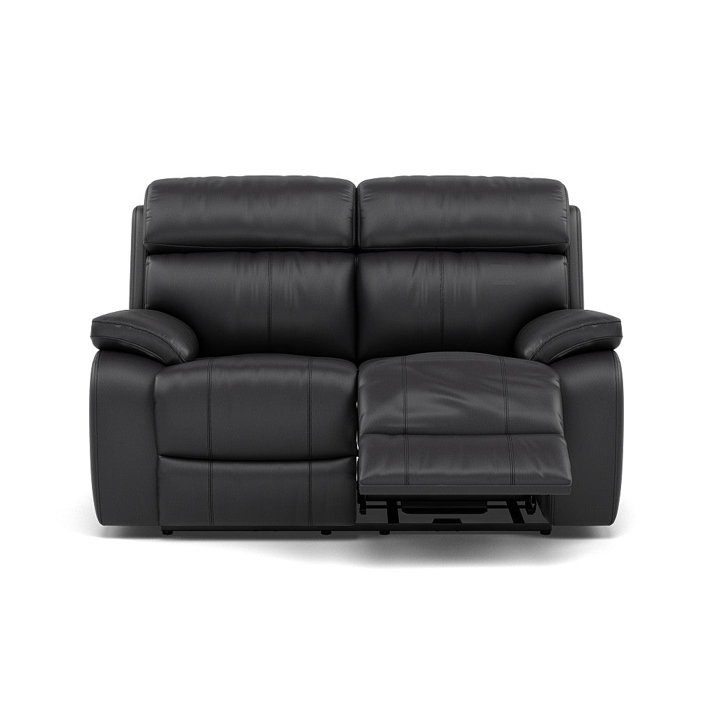 Galaxy 2 Seater Recliner Sofa - 2 Seater 2 Power Recliners Cat 20S - Power Recliner with USB Sofas Sterling Home 10 BXS-058E SHALE