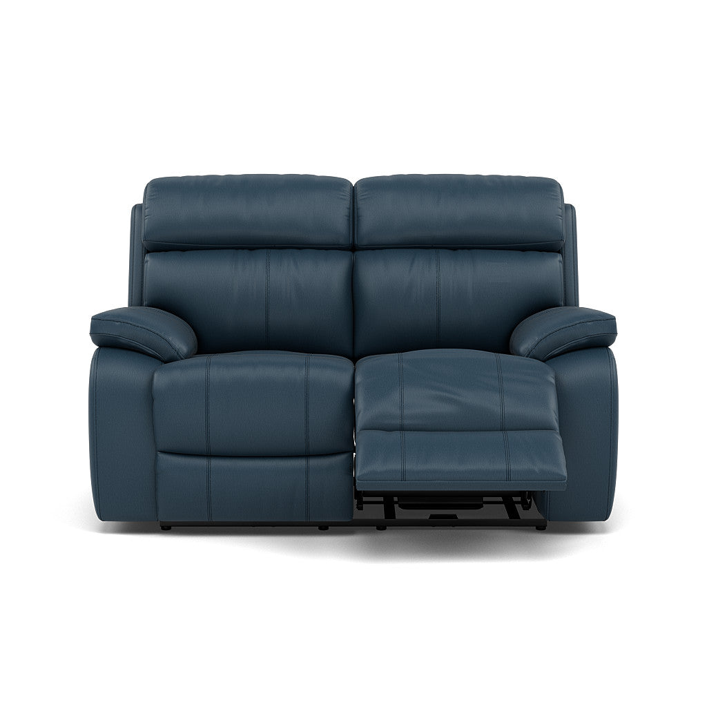 Galaxy 2 Seater Recliner Sofa - 2 Seater 2 Power Recliners Cat 20S - Power Recliner with USB Sofas Sterling Home 13 BXS-313E OCEAN BLUE