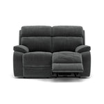 Galaxy 2 Seater Recliner Sofa - 2 Seater Sofa 2 Manual Recliners Fabric - Manual Recliner Sterling Home 14 FAB-MEG-20 PEWTER
