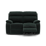 Galaxy 2 Seater Recliner Sofa - 2 Seater Sofa 2 Manual Recliners Fabric - Manual Recliner Sterling Home 12 FAB-MEG-21 CHARCOAL GREY