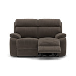 Galaxy 2 Seater Recliner Sofa - 2 Seater Sofa 2 Manual Recliners Fabric - Manual Recliner Sterling Home 13 FAB-MEG-51 DK TAUPE