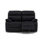 Galaxy 2 Seater Recliner Sofa - 2 Seater 2 Power Recliners Cat 25S - Power Recliner with USB Sterling Home 12 NCS-023C BLACK