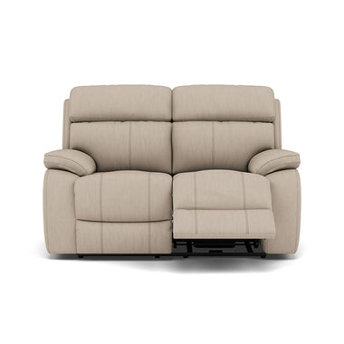 Galaxy 2 Seater Recliner Sofa - 2 Seater 2 Power Recliners Cat 25S - Power Recliner with USB Sterling Home 9 NCS-039C PEBBLE
