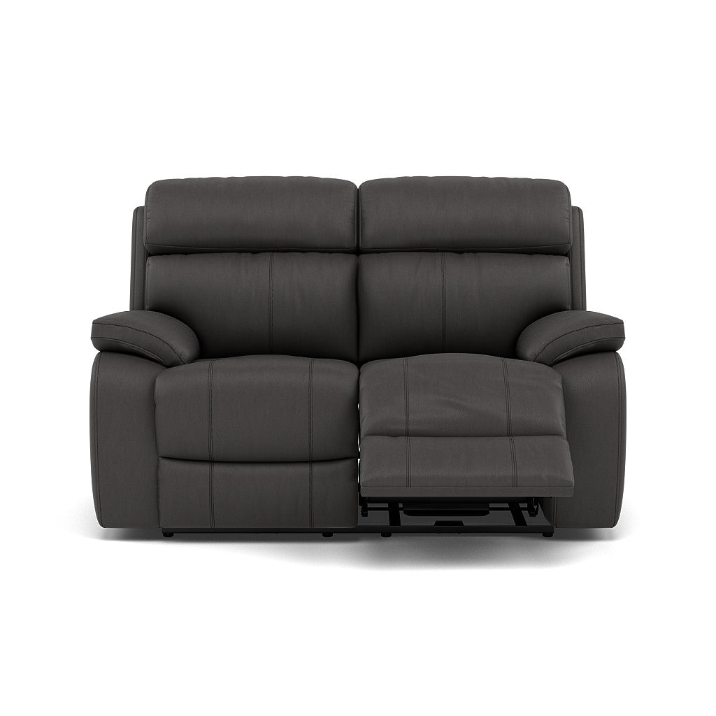 Galaxy 2 Seater Recliner Sofa - 2 Seater 2 Power Recliners Cat 25S - Power Recliner with USB Sterling Home 8 NCS-180E SLATE GREY