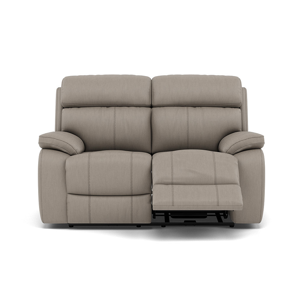 Galaxy 2 Seater Recliner Sofa - 2 Seater 2 Power Recliners Cat 25S - Power Recliner with USB Sterling Home 10 NCS-722A TAUPE