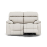 Galaxy 2 Seater Recliner Sofa - 2 Seater 2 Power Recliners Cat 25S - Power Recliner with USB Sterling Home 1 NCS-744D STAR WHITE