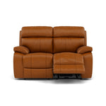 Galaxy 2 Seater Recliner Sofa - 2 Seater 2 Power Recliners Cat 30F - Power Recliner with USB Sterling Home 1 SK-598D CARAMEL