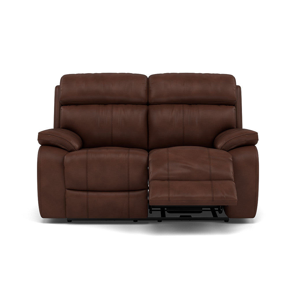 Galaxy 2 Seater Recliner Sofa - 2 Seater 2 Power Recliners Cat 20S - Power Recliner with USB Sofas Sterling Home 16 TOS-195E HAZELNUT