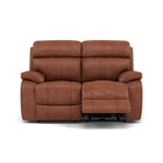 Galaxy 2 Seater Recliner Sofa - 2 Seater Sofa 2 Manual Recliners Cat 20S - Manual Recliner Sterling Home 12 TOS-376E BRANDY