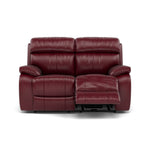 Galaxy 2 Seater Recliner Sofa - 2 Seater 2 Power Recliners Cat 20S - Power Recliner with USB Sofas Sterling Home 1 BVS-035C DEEP RED