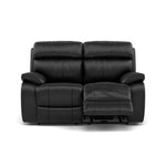 Galaxy 2 Seater Recliner Sofa - 2 Seater Sofa 2 Manual Recliners Cat 20S - Manual Recliner Sterling Home 15 BXS-023C BLACK