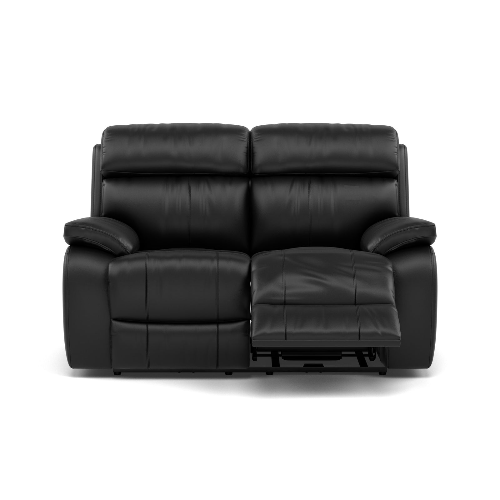 Galaxy 2 Seater Recliner Sofa - 2 Seater Sofa 2 Manual Recliners Cat 20S - Manual Recliner Sterling Home 15 BXS-023C BLACK