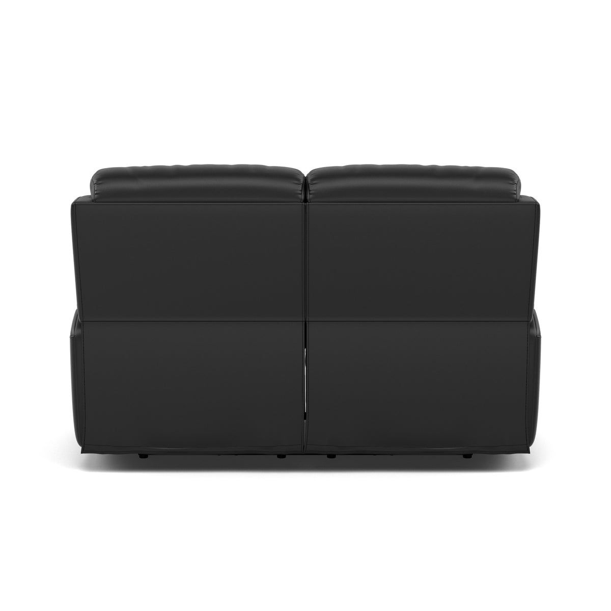 Galaxy 2 Seater Recliner Sofa - 2 Seater 2 Power Recliners Cat 20S - Power Recliner with USB — BXS-023C BLACK, gallery image 2