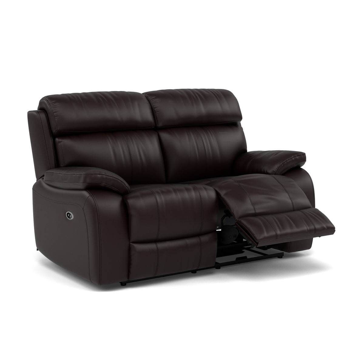 Galaxy 2 Seater Recliner Sofa - 2 Seater 2 Power Recliners Cat 20S - Power Recliner with USB — BXS-037C WALNUT, gallery image 1