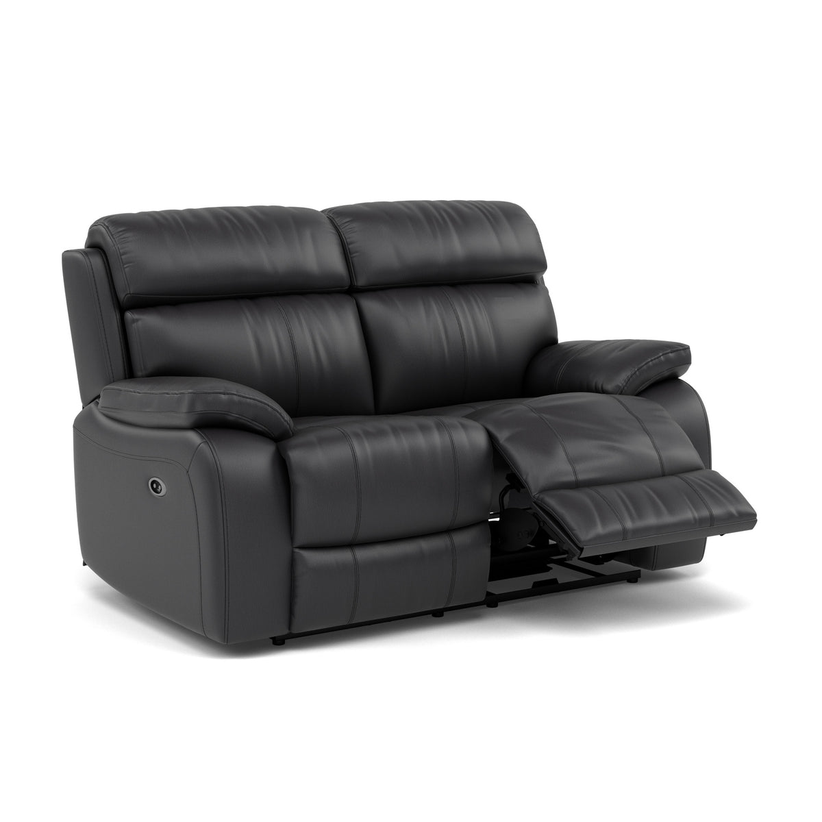 Galaxy 2 Seater Recliner Sofa - 2 Seater 2 Power Recliners Cat 20S - Power Recliner with USB — BXS-058E SHALE, gallery image 1