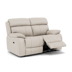 Galaxy 2 Seater Recliner Sofa - 2 Seater 2 Power Recliners Cat 20S - Power Recliner with USB — BXS-156E FROST, gallery image 1