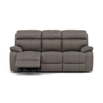 Galaxy 3 Seater Recliner Sofa - 3 Seater Sofa 2 Power Recliners Fabric - Power Recliner with USB 3 Seater Sofas Sterling Home 5 BFA-BLJ-042 ELEPHANT