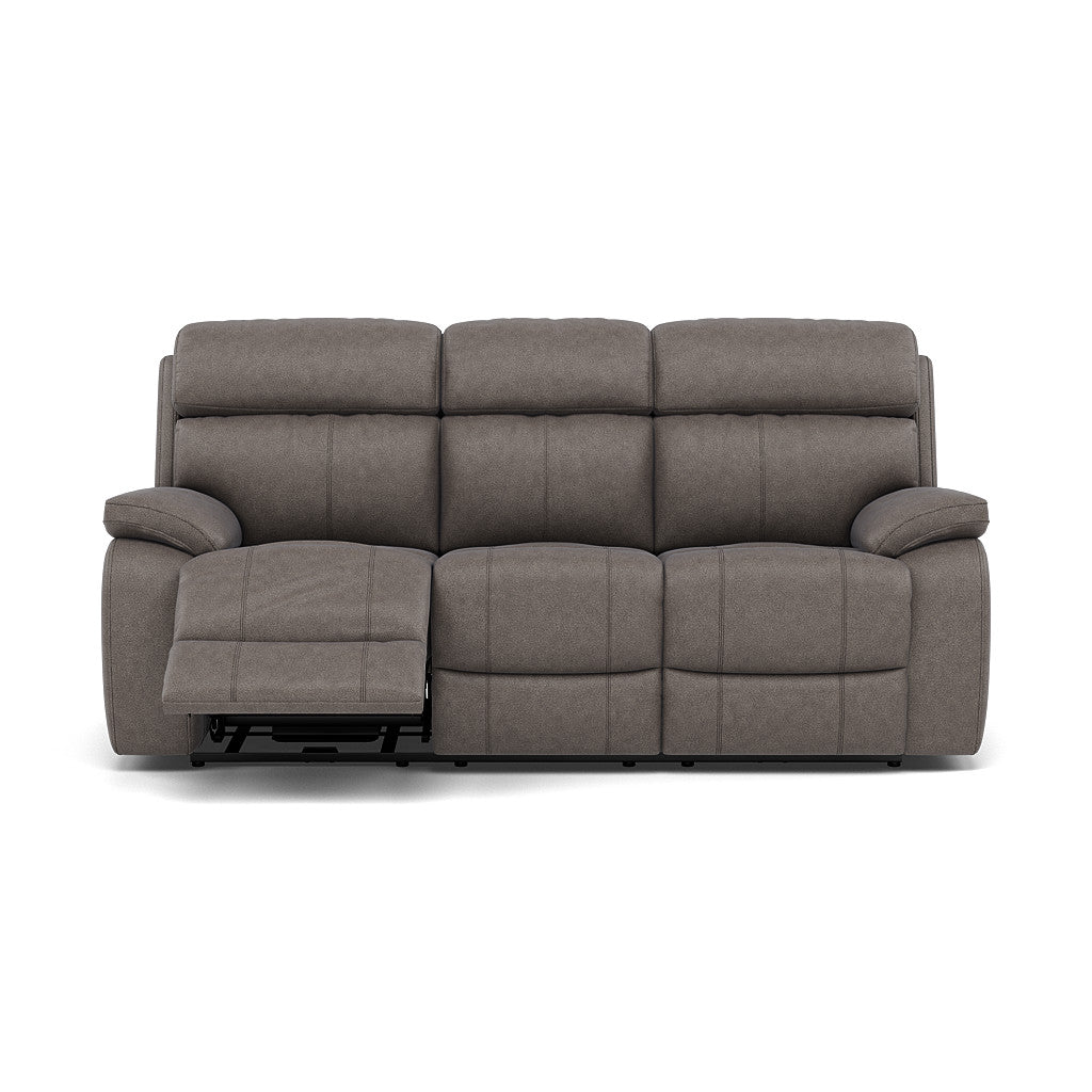 Galaxy 3 Seater Recliner Sofa - 3 Seater Sofa 2 Manual Recliners Fabric - Manual Recliner 3 Seater Sofas Sterling Home 5 BFA-BLJ-042 ELEPHANT