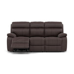 Galaxy 3 Seater Recliner Sofa - 3 Seater Sofa 2 Power Recliners Fabric - Power Recliner with USB 3 Seater Sofas Sterling Home 4 BFA-BLJ-088 CHARCOAL GREY