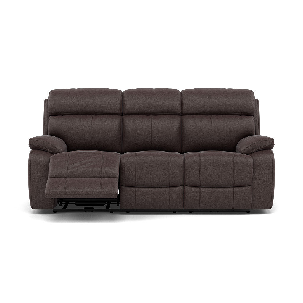 Galaxy 3 Seater Recliner Sofa - 3 Seater Sofa 2 Power Recliners Fabric - Power Recliner with USB 3 Seater Sofas Sterling Home 4 BFA-BLJ-088 CHARCOAL GREY