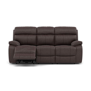 Galaxy 3 Seater Recliner Sofa - 3 Seater Sofa 2 Power Recliners Fabric - Power Recliner with USB 3 Seater Sofas Sterling Home 5 BFA-BLJ-088 CHARCOAL GREY