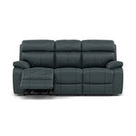 Galaxy 3 Seater Recliner Sofa - 3 Seater Sofa 2 Power Recliners Fabric - Power Recliner with USB 3 Seater Sofas Sterling Home 9 BFA-BLJ-2047 LAKE GREEN