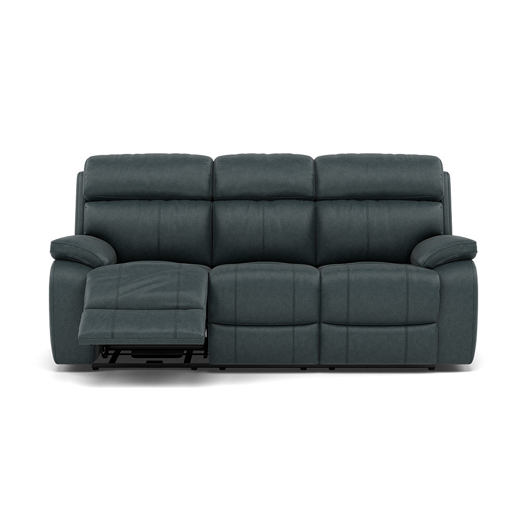 Galaxy 3 Seater Recliner Sofa - 3 Seater Sofa 2 Power Recliners Fabric - Power Recliner with USB 3 Seater Sofas Sterling Home 9 BFA-BLJ-2047 LAKE GREEN