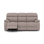 Galaxy 3 Seater Recliner Sofa - 3 Seater Sofa 2 Manual Recliners Fabric - Manual Recliner 3 Seater Sofas Sterling Home 1 BFA-BLJ-22 DOVE GREY