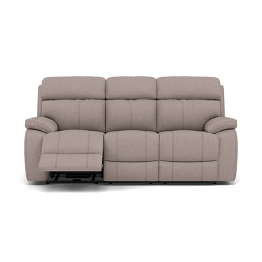 Galaxy 3 Seater Recliner Sofa - 3 Seater Sofa 2 Power Recliners Fabric - Power Recliner with USB 3 Seater Sofas Sterling Home 1 BFA-BLJ-22 DOVE GREY