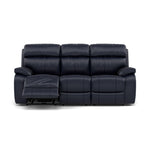 Galaxy 3 Seater Recliner Sofa - 3 Seater Sofa 2 Manual Recliners Cat 20S - Manual Recliner 3 Seater Sofas Sterling Home 10 BXS-036C NAVY