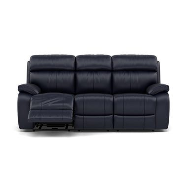 Galaxy 3 Seater Recliner Sofa - 3 Seater Sofa 2 Power Recliners Cat 20S - Power Recliner with USB 3 Seater Sofas Sterling Home 9 BXS-036C NAVY