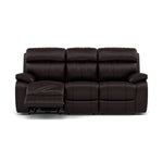 Galaxy 3 Seater Recliner Sofa - 3 Seater Sofa 2 Manual Recliners Cat 20S - Manual Recliner 3 Seater Sofas Sterling Home 8 BXS-037C WALNUT